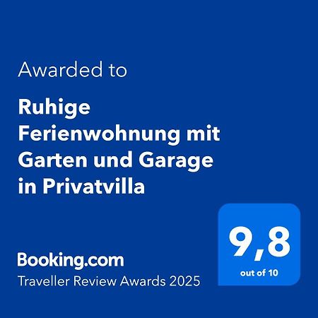 Ruhige Ferienwohnung Mit Garten Und Garage In Privatvilla 말렝고 외부 사진