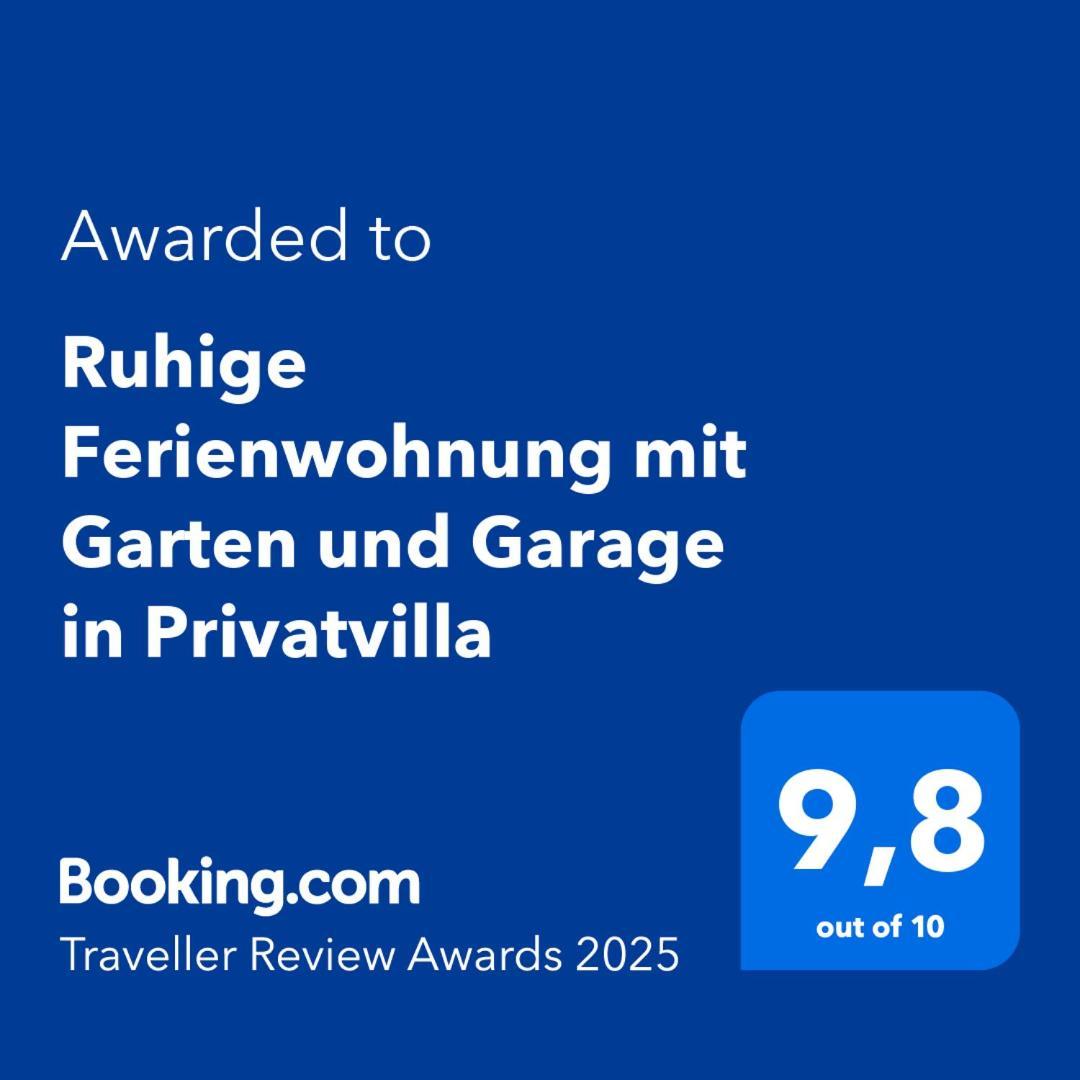 Ruhige Ferienwohnung Mit Garten Und Garage In Privatvilla 말렝고 외부 사진
